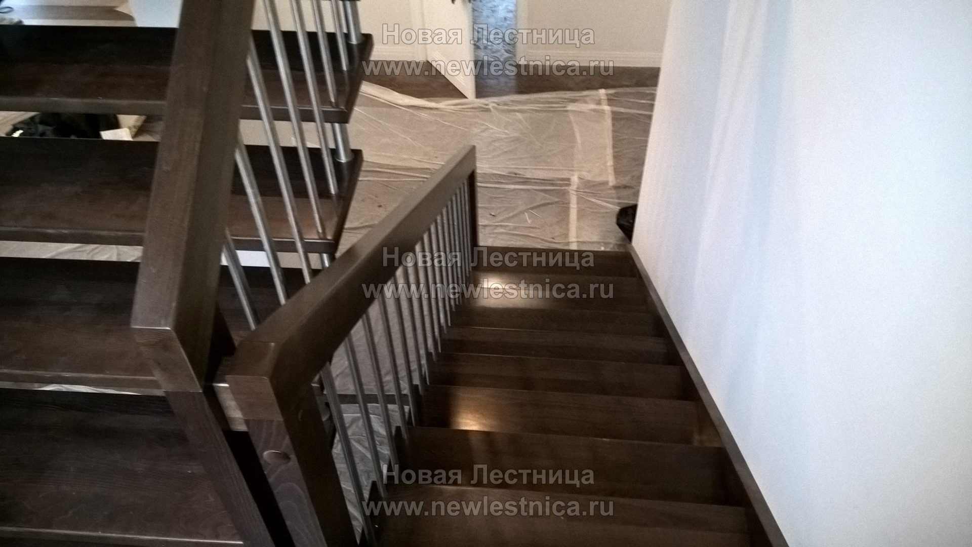 Фото лестницы на второй этаж на больцах #20