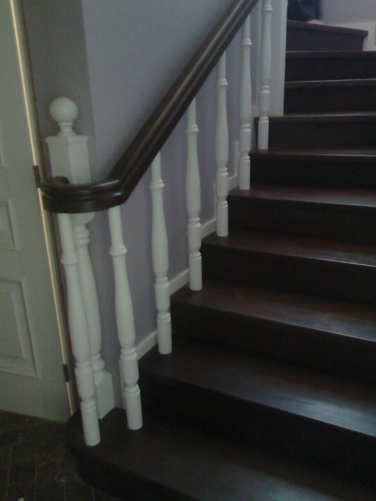 Облицовка монолитной лестницы деревом - Новая Лестница