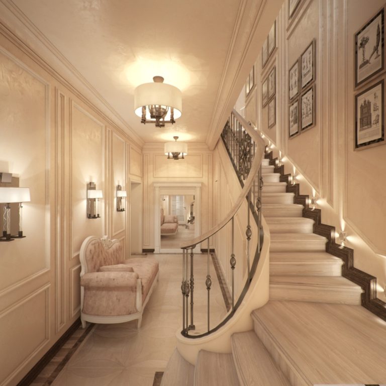 Отделка круговой лестницы из бетона деревом - Новая Лестница